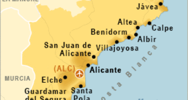 Denia, à mi-chemin entre Valence et Alicante