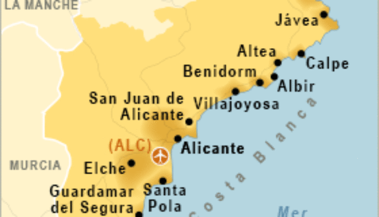 Denia, à mi-chemin entre Valence et Alicante