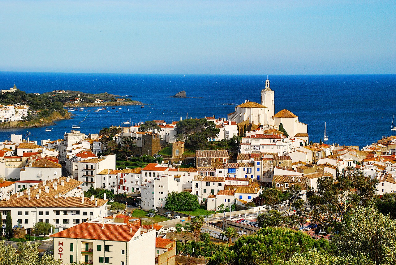 Cadaques vue depuis les montagnes environnantes