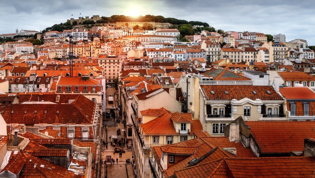 Lisbonne au lever du soleil