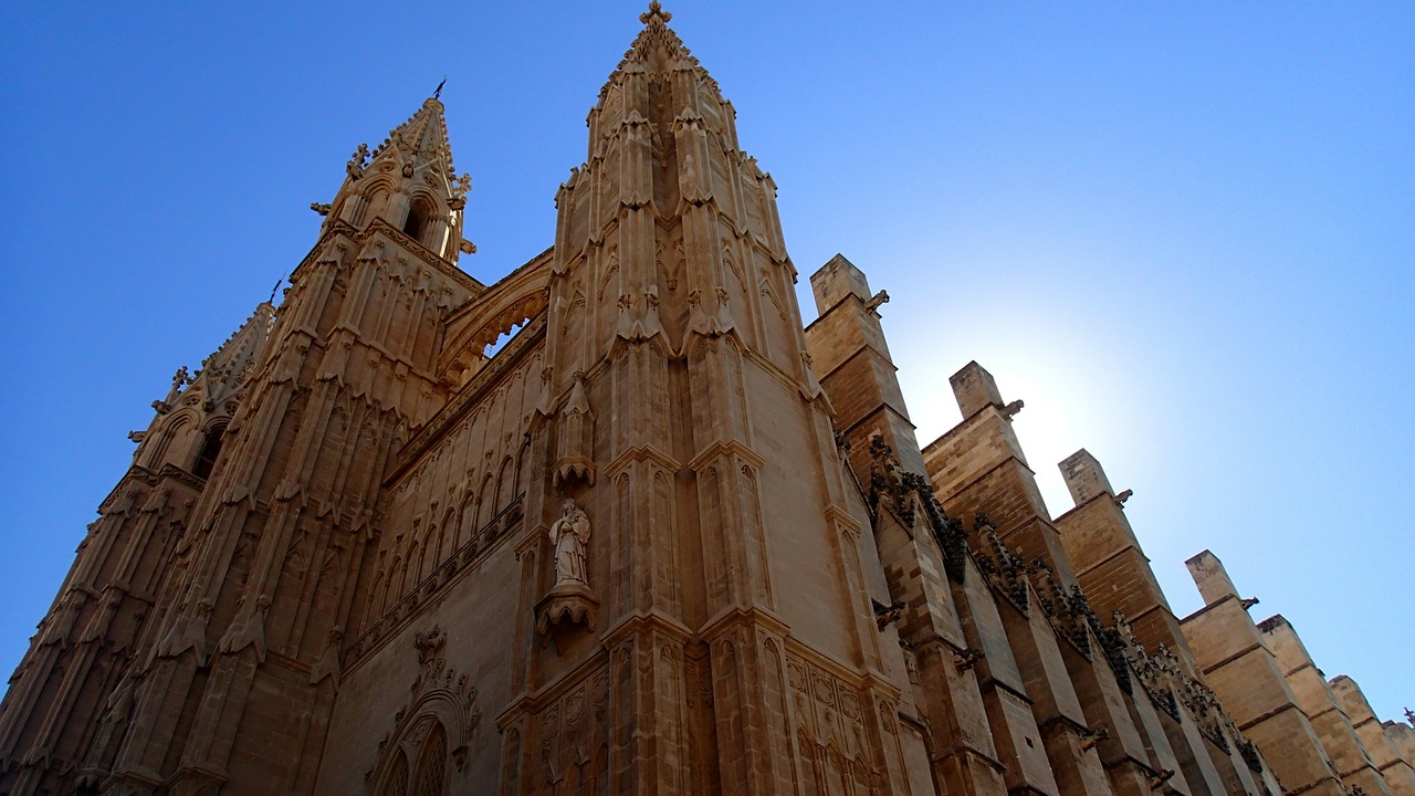 La cathédrale de Palma de Majorque, Espagne