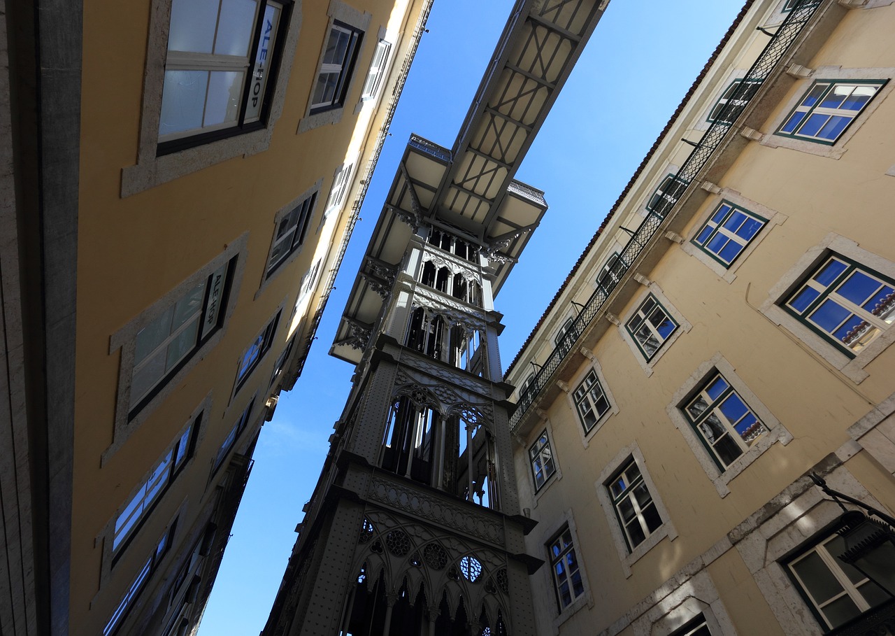 Ascenseur de Santa Justa à Lisbonne