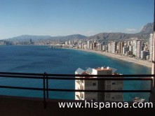 Le front de mer de Benidorm