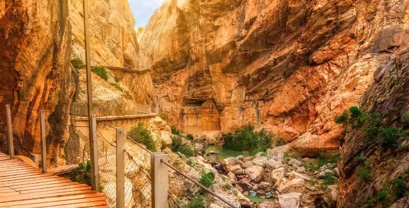 vue sur le Caminito del Rey